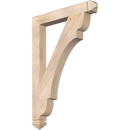 Olympic Arts & Crafts Smooth Bracket, Douglas Fir, 3 1/2W X 28D X 40H